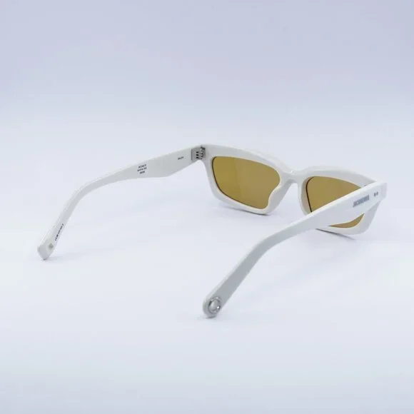 Jacquemus SALON JAC/62 C3 Sunglasses White Rectangle Frame  display picture 2